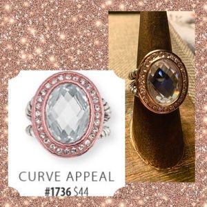 Premier Designs Curve Appeal Ring-size 7